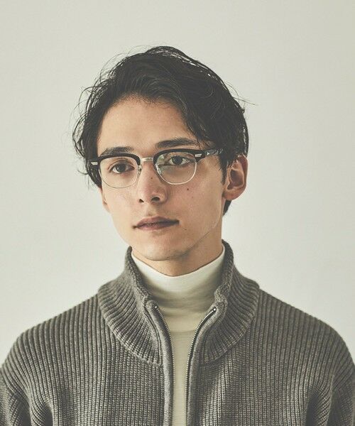 SHIPS / シップス サングラス・メガネ | 【SHIPS any別注】銘品晴夫作：MALCOLM セルロイド×チタン 眼鏡◇ | 詳細6