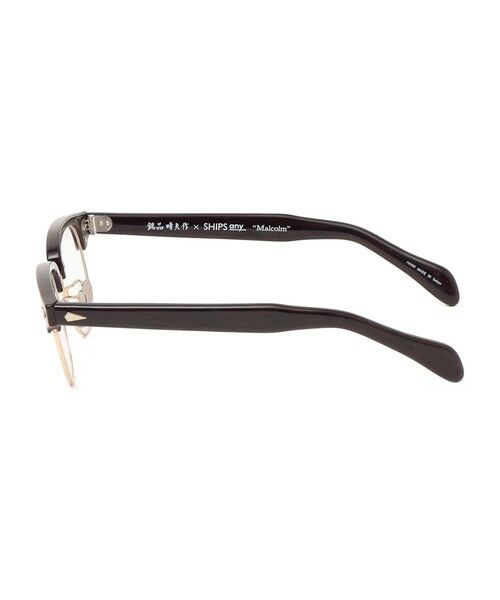 SHIPS / シップス サングラス・メガネ | 【SHIPS any別注】銘品晴夫作：MALCOLM セルロイド×チタン 眼鏡◇ | 詳細18