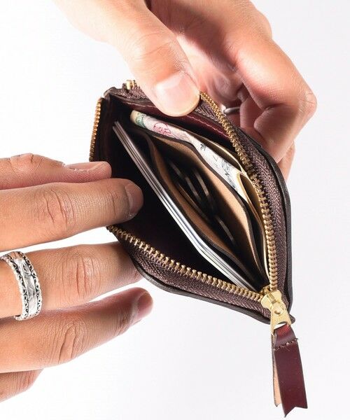 SHIPS / シップス 財布・コインケース・マネークリップ | SHIPS any: HORWEEN ミニ Ｌジップ ウォレット◇ | 詳細11