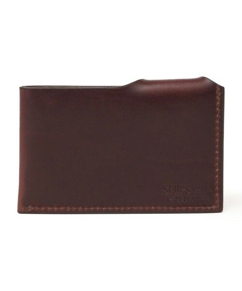 SHIPS / シップス カードケース・名刺入れ・定期入れ | SHIPS any: HORWEEN タブ付き カードケース | 詳細1