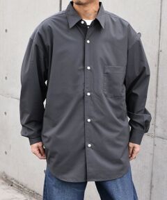 SHIPS / シップス シャツ・ブラウス | SHIPS any: バンブー レーヨン バルーンスリーブ ドレープ オーバー シャツ ［BRIOS］◇