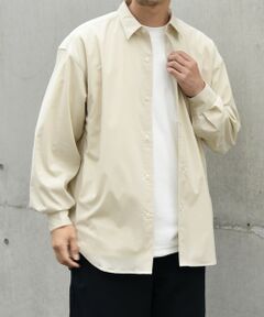 SHIPS / シップス シャツ・ブラウス | SHIPS any: バンブー レーヨン バルーンスリーブ ドレープ オーバー シャツ ［BRIOS］◇