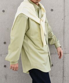 SHIPS / シップス シャツ・ブラウス | SHIPS any: バンブー レーヨン バルーンスリーブ ドレープ オーバー シャツ ［BRIOS］◇