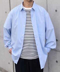 SHIPS / シップス シャツ・ブラウス | SHIPS any: バンブー レーヨン バルーンスリーブ ドレープ オーバー シャツ ［BRIOS］◇