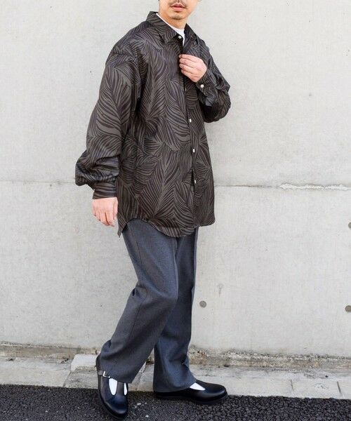 SHIPS / シップス シャツ・ブラウス | SHIPS any: ダーク ボタニカル プリント バルーンスリーブ ルーズ シャツ◇ | 詳細8