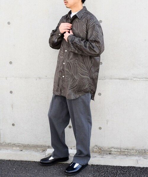 SHIPS / シップス シャツ・ブラウス | SHIPS any: ダーク ボタニカル プリント バルーンスリーブ ルーズ シャツ◇ | 詳細9