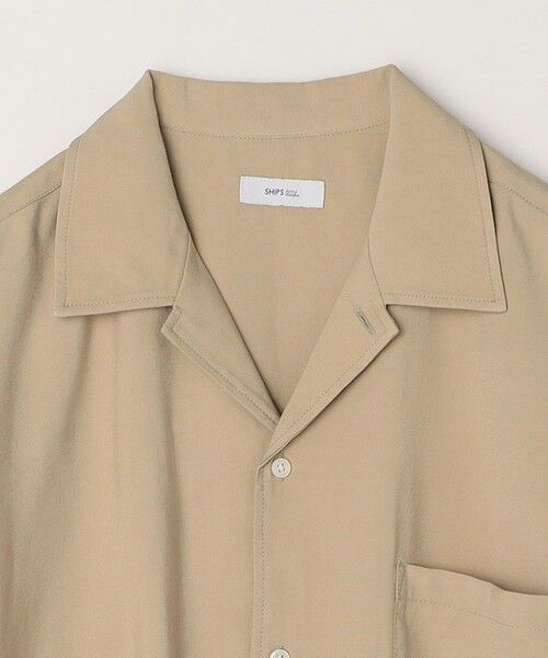 SHIPS / シップス シャツ・ブラウス | SHIPS any: 〈洗濯機可能〉ビスコース モザイクツイル ライト オープンカラー シャツ◇ | 詳細7