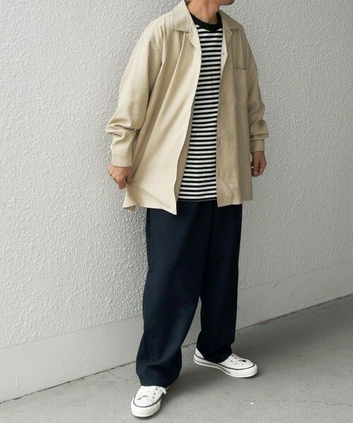 SHIPS / シップス シャツ・ブラウス | SHIPS any: 〈洗濯機可能〉ビスコース モザイクツイル ライト オープンカラー シャツ◇ | 詳細2