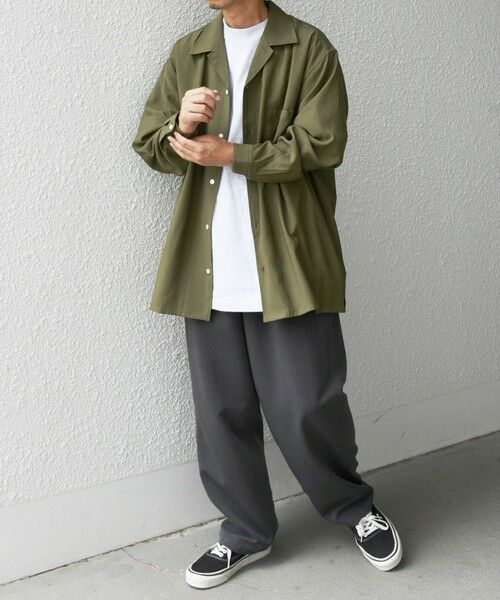 SHIPS / シップス シャツ・ブラウス | SHIPS any: 〈洗濯機可能〉ビスコース モザイクツイル ライト オープンカラー シャツ◇ | 詳細13