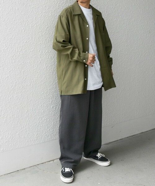 SHIPS / シップス シャツ・ブラウス | SHIPS any: 〈洗濯機可能〉ビスコース モザイクツイル ライト オープンカラー シャツ◇ | 詳細14