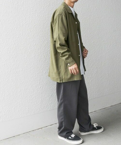 SHIPS / シップス シャツ・ブラウス | SHIPS any: 〈洗濯機可能〉ビスコース モザイクツイル ライト オープンカラー シャツ◇ | 詳細15