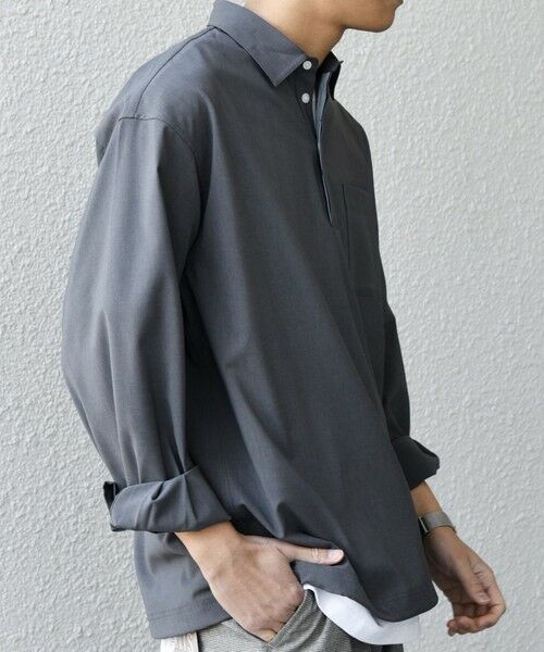 SHIPS / シップス シャツ・ブラウス | SHIPS any:〈吸水速乾〉Rapidry スキッパー プルオーバー シャツ(セットアップ対応)◇ | 詳細5