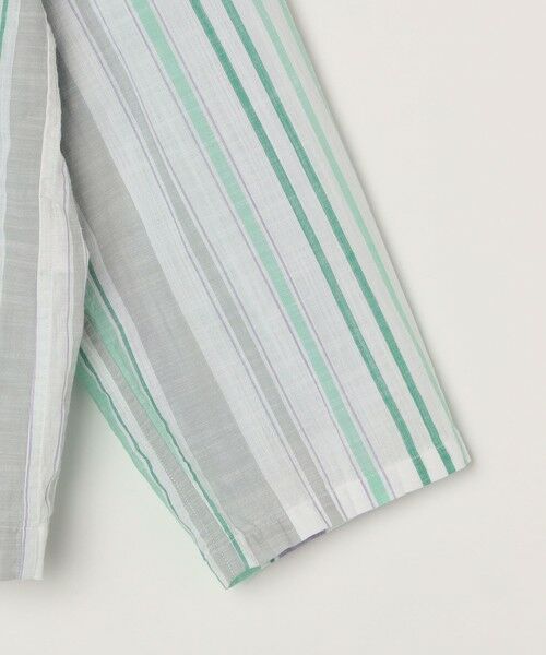 SHIPS / シップス シャツ・ブラウス | SHIPS any: BEZ TEXTILE マルチカラー ストライプ / ソリッド  スタンドカラー シャツ◇ | 詳細23