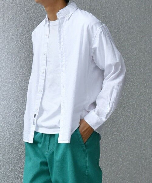 SHIPS / シップス シャツ・ブラウス | SHIPS any: BEZ TEXTILE マルチカラー ストライプ / ソリッド ボタンダウン シャツ◇ | 詳細4