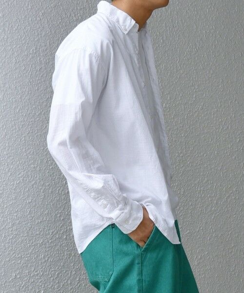 SHIPS / シップス シャツ・ブラウス | SHIPS any: BEZ TEXTILE マルチカラー ストライプ / ソリッド ボタンダウン シャツ◇ | 詳細5