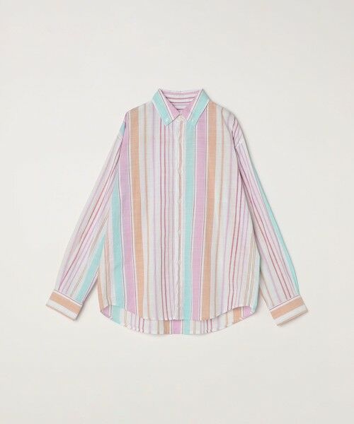 SHIPS / シップス シャツ・ブラウス | SHIPS any: BEZ TEXTILE マルチカラー ストライプ / ソリッド ボタンダウン シャツ◇ | 詳細13