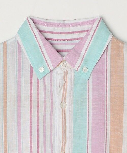 SHIPS / シップス シャツ・ブラウス | SHIPS any: BEZ TEXTILE マルチカラー ストライプ / ソリッド ボタンダウン シャツ◇ | 詳細14