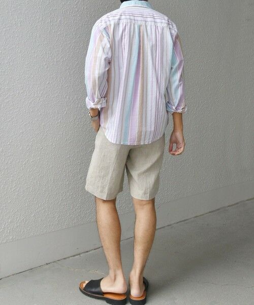 SHIPS / シップス シャツ・ブラウス | SHIPS any: BEZ TEXTILE マルチカラー ストライプ / ソリッド ボタンダウン シャツ◇ | 詳細9
