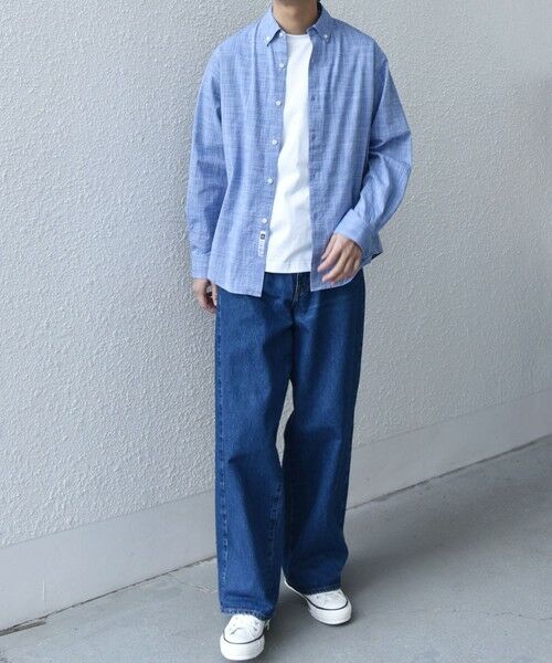 SHIPS / シップス シャツ・ブラウス | SHIPS any: BEZ TEXTILE マルチカラー ストライプ / ソリッド ボタンダウン シャツ◇ | 詳細28