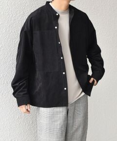 SHIPS / シップス シャツ・ブラウス | SHIPS any:〈洗濯機可能〉フェード ピーチスキン バンドカラー シャツ◇