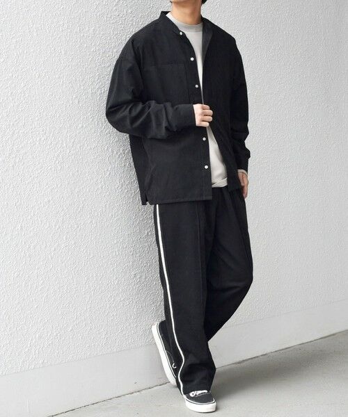 SHIPS / シップス シャツ・ブラウス | SHIPS any:〈洗濯機可能〉フェード ピーチスキン バンドカラー シャツ◇ | 詳細2