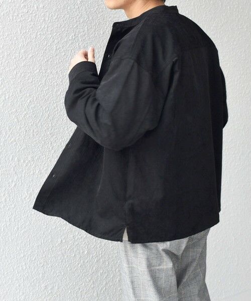 SHIPS / シップス シャツ・ブラウス | SHIPS any:〈洗濯機可能〉フェード ピーチスキン バンドカラー シャツ◇ | 詳細4