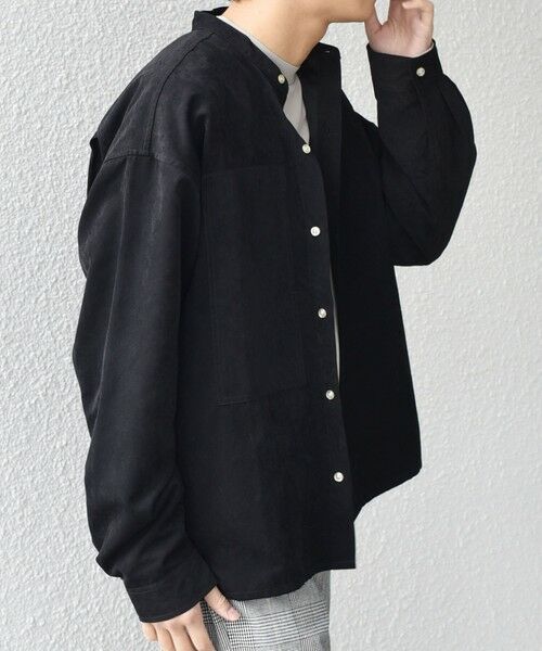 SHIPS / シップス シャツ・ブラウス | SHIPS any:〈洗濯機可能〉フェード ピーチスキン バンドカラー シャツ◇ | 詳細5