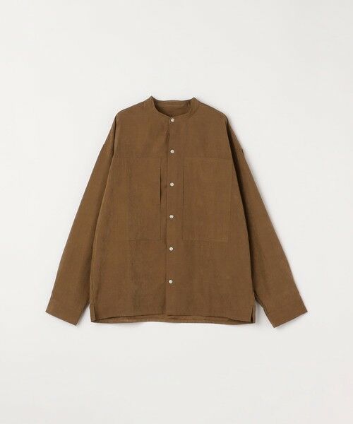 SHIPS / シップス シャツ・ブラウス | SHIPS any:〈洗濯機可能〉フェード ピーチスキン バンドカラー シャツ◇ | 詳細14