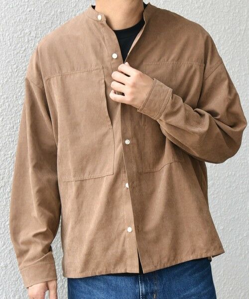 SHIPS / シップス シャツ・ブラウス | SHIPS any:〈洗濯機可能〉フェード ピーチスキン バンドカラー シャツ◇ | 詳細11