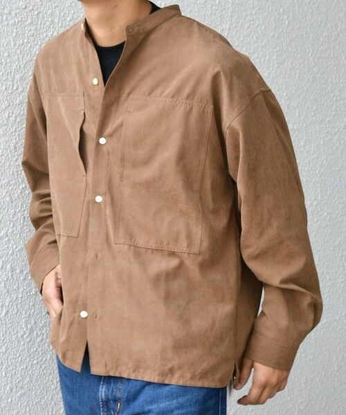 SHIPS / シップス シャツ・ブラウス | SHIPS any:〈洗濯機可能〉フェード ピーチスキン バンドカラー シャツ◇ | 詳細12