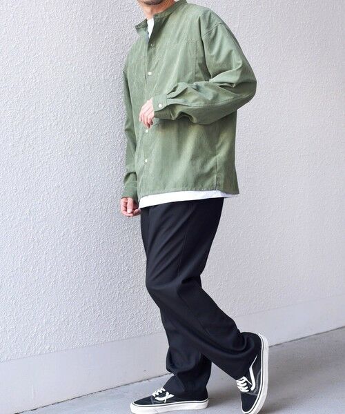 SHIPS / シップス シャツ・ブラウス | SHIPS any:〈洗濯機可能〉フェード ピーチスキン バンドカラー シャツ◇ | 詳細16