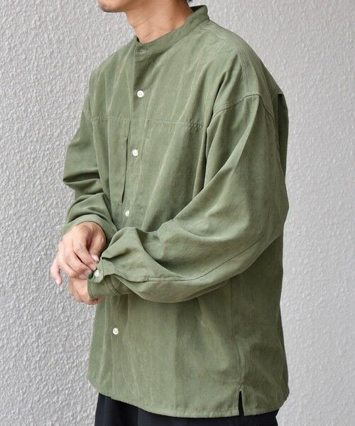 SHIPS / シップス シャツ・ブラウス | SHIPS any:〈洗濯機可能〉フェード ピーチスキン バンドカラー シャツ◇ | 詳細27