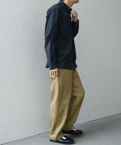 SHIPS / シップス シャツ・ブラウス | SHIPS any: ストライプ / ソリッド リラックス バンドカラー シャツ 25AW◇ | 詳細14