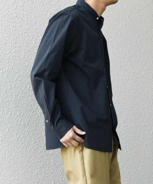 SHIPS / シップス シャツ・ブラウス | SHIPS any: ストライプ / ソリッド リラックス バンドカラー シャツ 25AW◇ | 詳細17