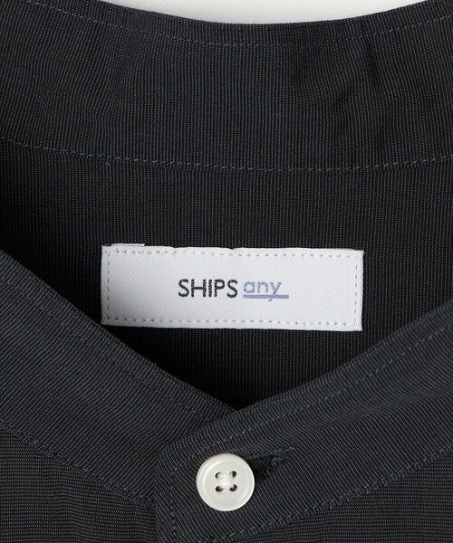 SHIPS / シップス シャツ・ブラウス | SHIPS any: ストライプ / ソリッド リラックス バンドカラー シャツ 25AW◇ | 詳細20