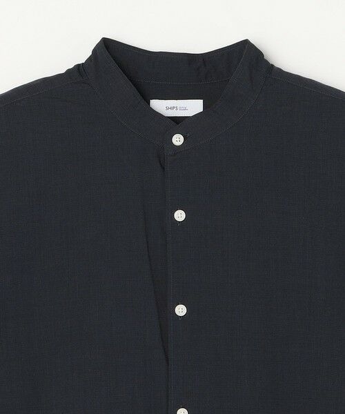 SHIPS / シップス シャツ・ブラウス | SHIPS any:〈洗濯機可能〉ストライプ / ソリッド リラックス バンドカラー シャツ 26AW◆ | 詳細19