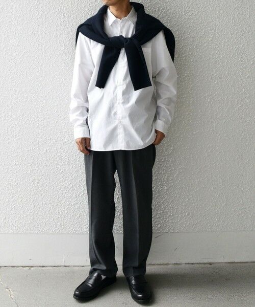 SHIPS / シップス シャツ・ブラウス | SHIPS any: ストライプ / ソリッド リラックス レギュラーカラー シャツ 25AW◆ | 詳細1