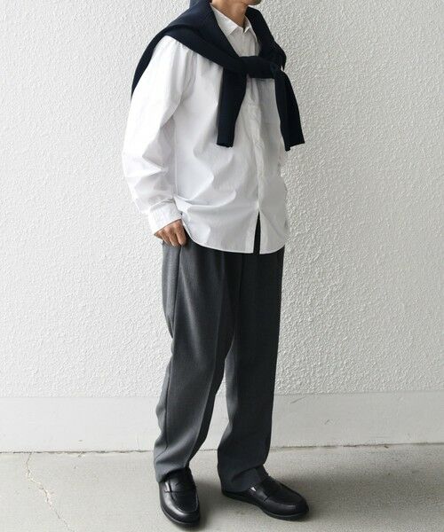 SHIPS / シップス シャツ・ブラウス | SHIPS any: ストライプ / ソリッド リラックス レギュラーカラー シャツ 25AW◆ | 詳細2