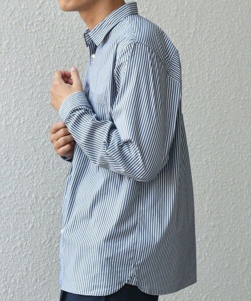 SHIPS / シップス シャツ・ブラウス | SHIPS any: ストライプ / ソリッド リラックス レギュラーカラー シャツ 25AW◆ | 詳細18