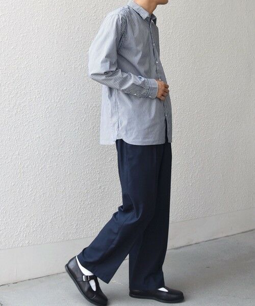 SHIPS / シップス シャツ・ブラウス | SHIPS any: ストライプ / ソリッド リラックス レギュラーカラー シャツ 25AW◆ | 詳細16