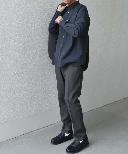 SHIPS / シップス シャツ・ブラウス | SHIPS any: ストライプ / ソリッド リラックス レギュラーカラー シャツ 25AW◆ | 詳細23