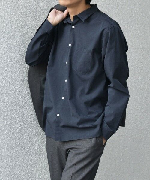 SHIPS / シップス シャツ・ブラウス | SHIPS any: ストライプ / ソリッド リラックス レギュラーカラー シャツ 25AW◆ | 詳細25