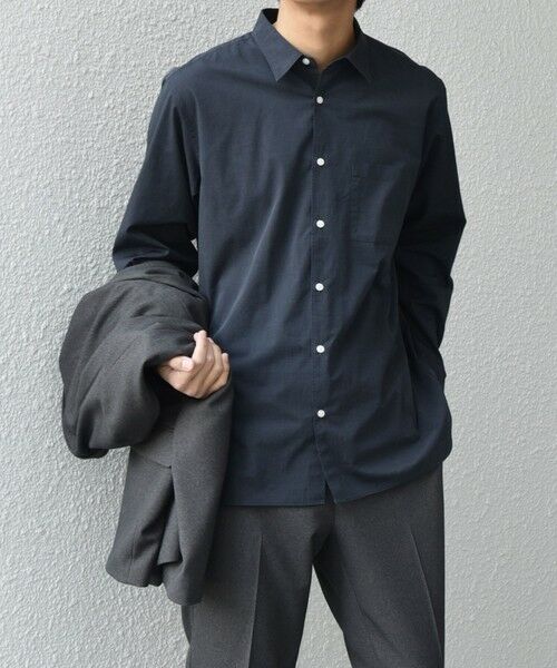 SHIPS / シップス シャツ・ブラウス | SHIPS any: ストライプ / ソリッド リラックス レギュラーカラー シャツ 25AW◆ | 詳細26