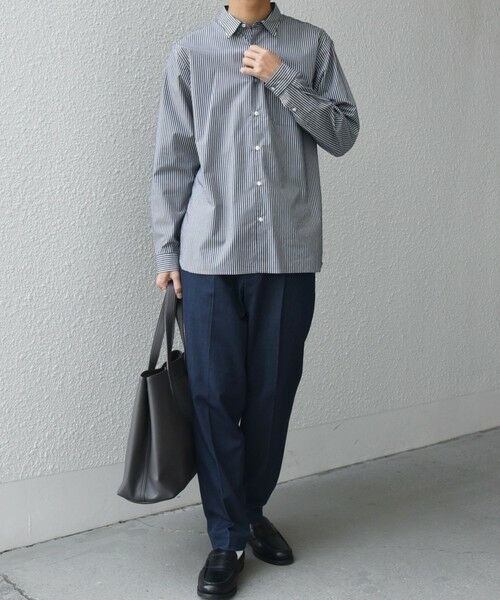 SHIPS / シップス シャツ・ブラウス | SHIPS any: ストライプ / ソリッド リラックス レギュラーカラー シャツ 25AW◆ | 詳細29