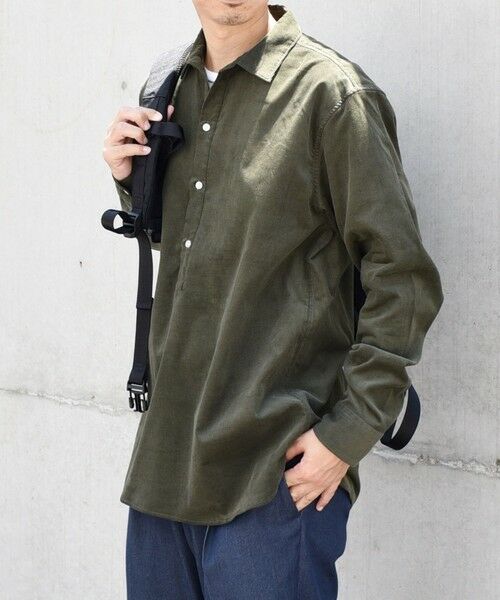 SHIPS / シップス シャツ・ブラウス | SHIPS any: カラー コットン コーデュロイ スキッパー プルオーバー シャツ◇ | 詳細28