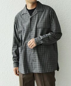 SHIPS / シップス シャツ・ブラウス | SHIPS any: モノトーン チェック サイドポケット シャツ ジャケット◇