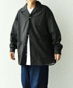 SHIPS / シップス シャツ・ブラウス | SHIPS any: モノトーン チェック サイドポケット シャツ ジャケット◇