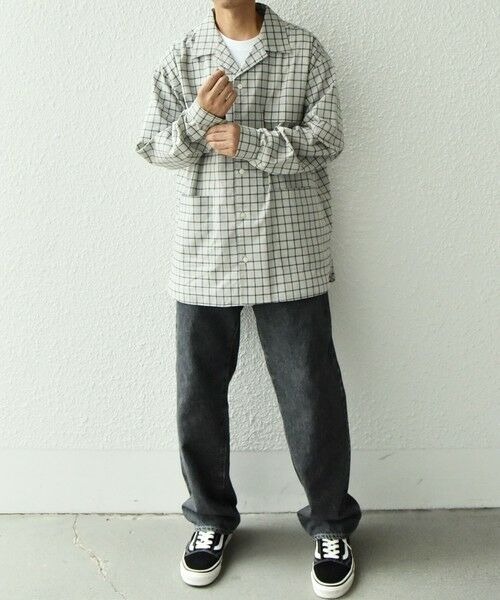 SHIPS / シップス シャツ・ブラウス | SHIPS any: モノトーン チェック サイドポケット シャツ ジャケット◇ | 詳細1