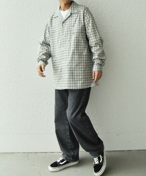 SHIPS / シップス シャツ・ブラウス | SHIPS any: モノトーン チェック サイドポケット シャツ ジャケット◇ | 詳細2