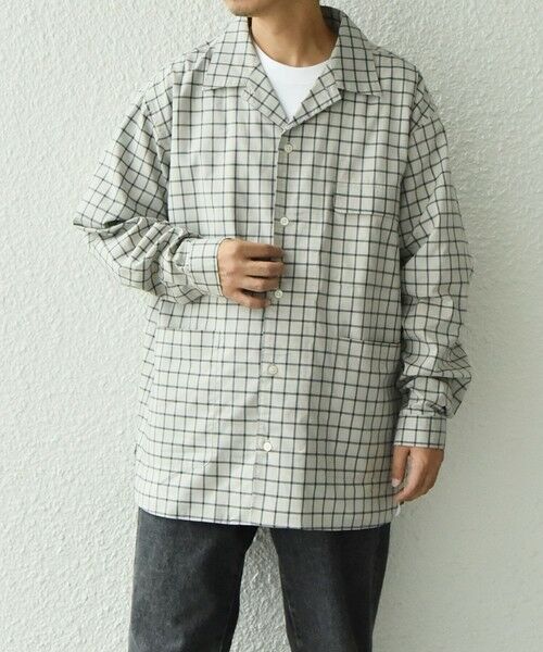 SHIPS / シップス シャツ・ブラウス | SHIPS any: モノトーン チェック サイドポケット シャツ ジャケット◇ | 詳細3